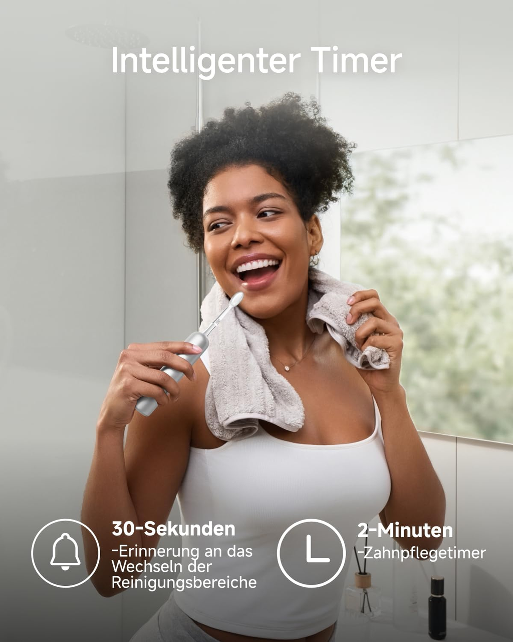 Laifen Wave Pro elektrische Zahnbürste – Aluminium