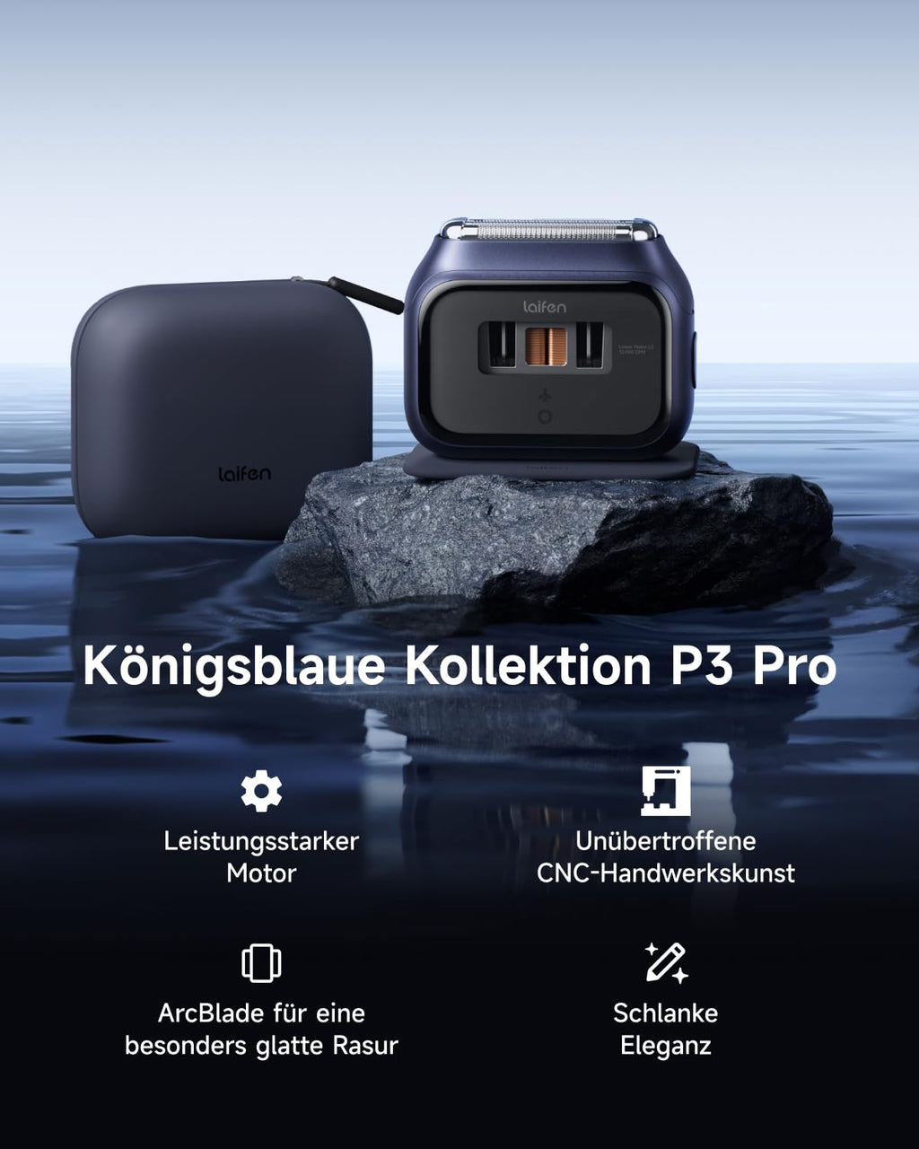 Laifen P3 pro Elektrorasierer Geschenkset Pflege-Set Premium