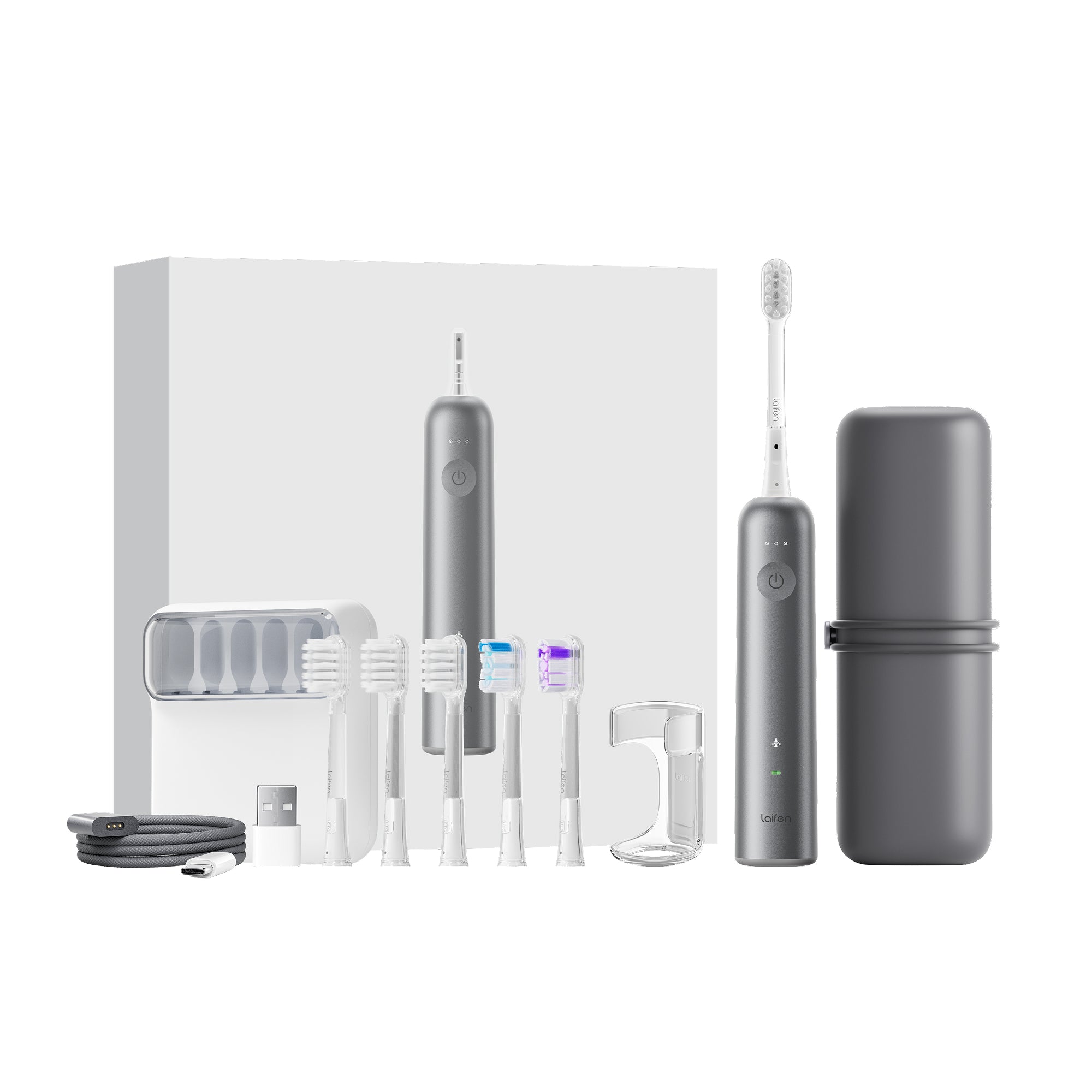 Laifen Wave Zahnbürste Aluminum Geschenke-Set