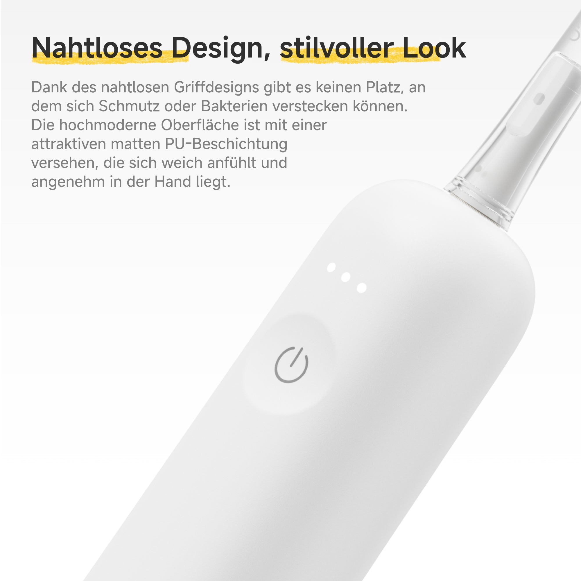 Laifen Wave Spezial Elektrische Zahnbürste mit 2 Bürstenköpfe und Reisetasche