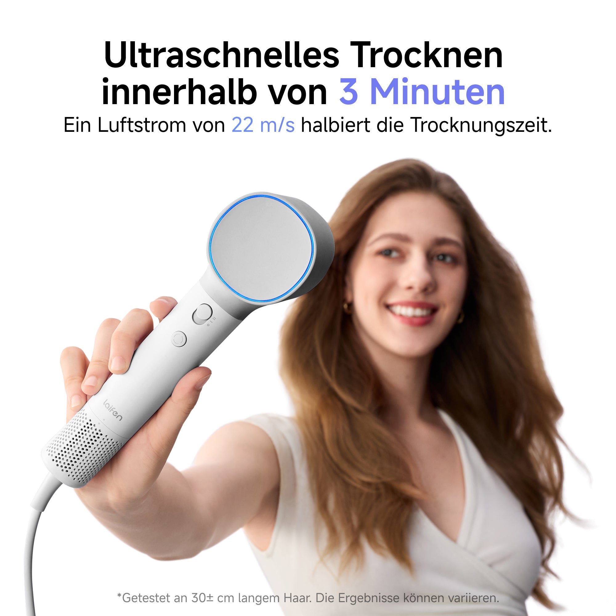 Laifen Neo Haartrockner mit drei magnetischen Luftdüsen