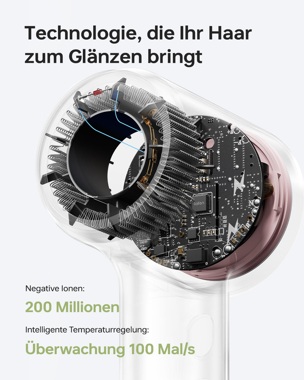 Laifen Mini Hochgeschwindigkeits-Haartrockner