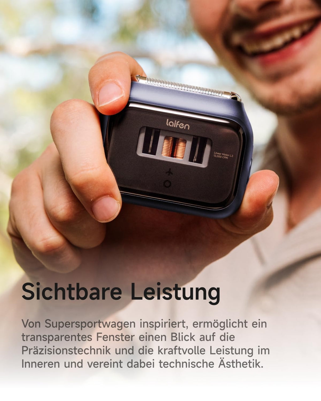 Laifen P3 pro Elektrorasierer Geschenkset Pflege-Set Premium