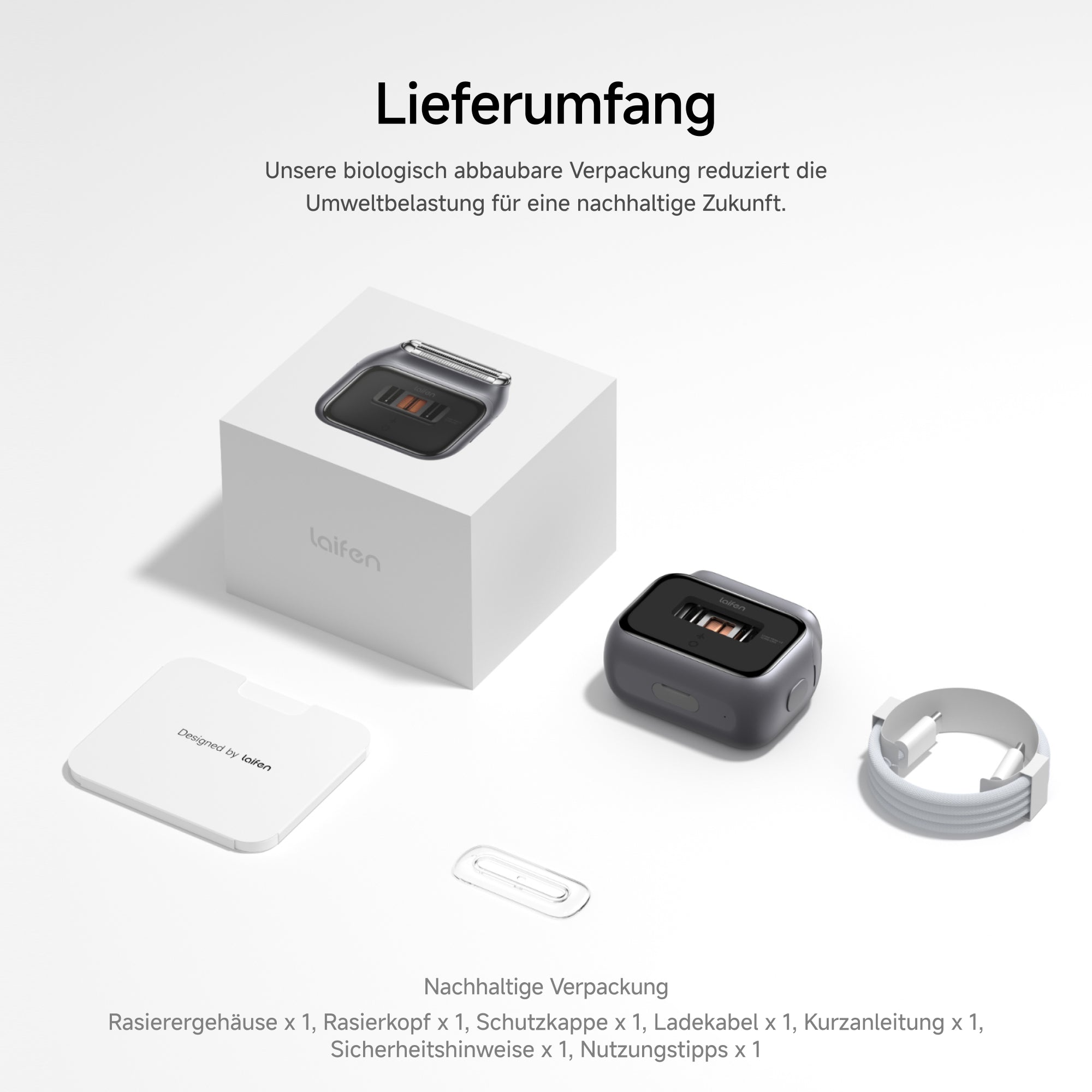 LAIFEN P3 Pro Rasierer Aluminum