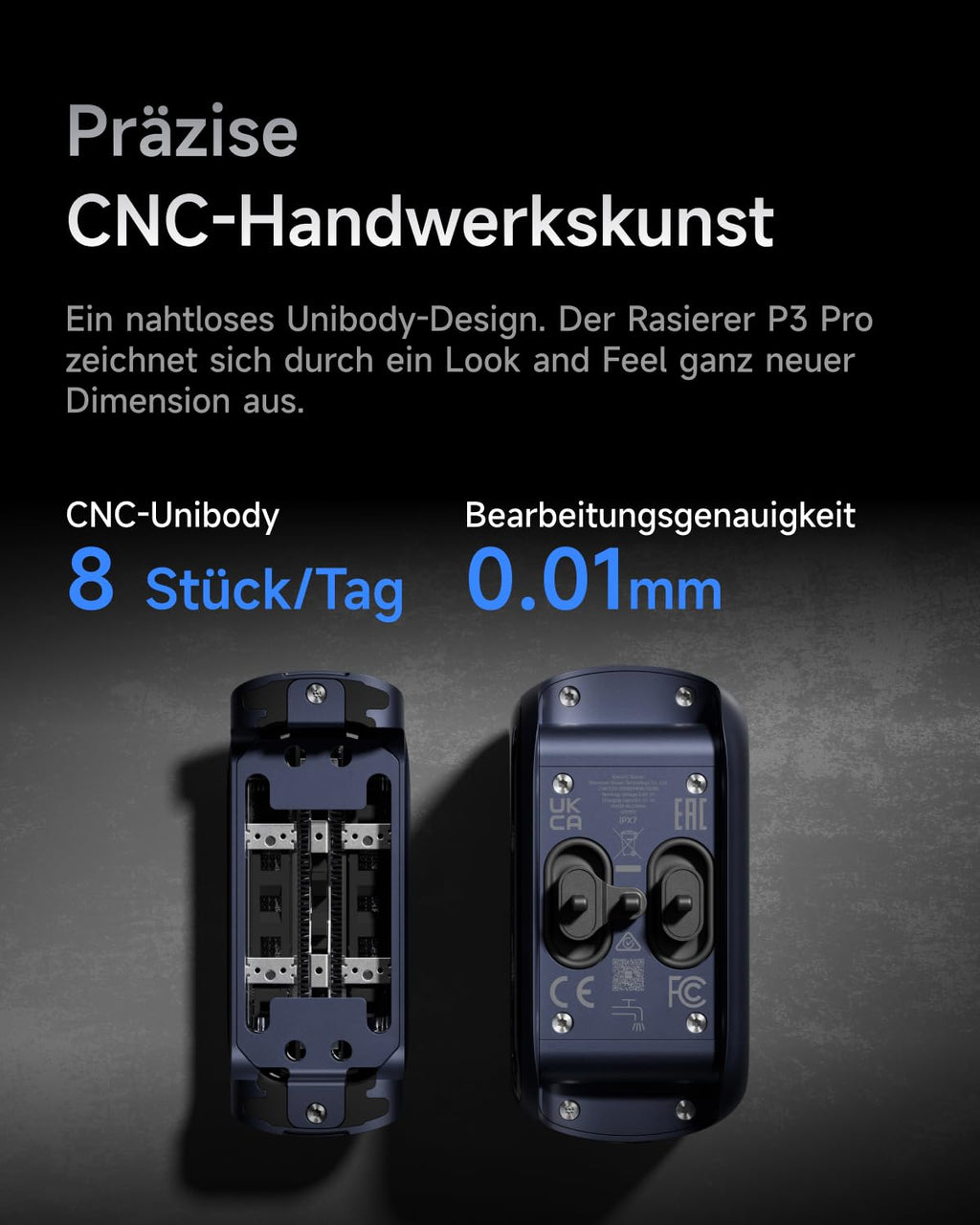 Laifen P3 pro Elektrorasierer Geschenkset Pflege-Set Premium