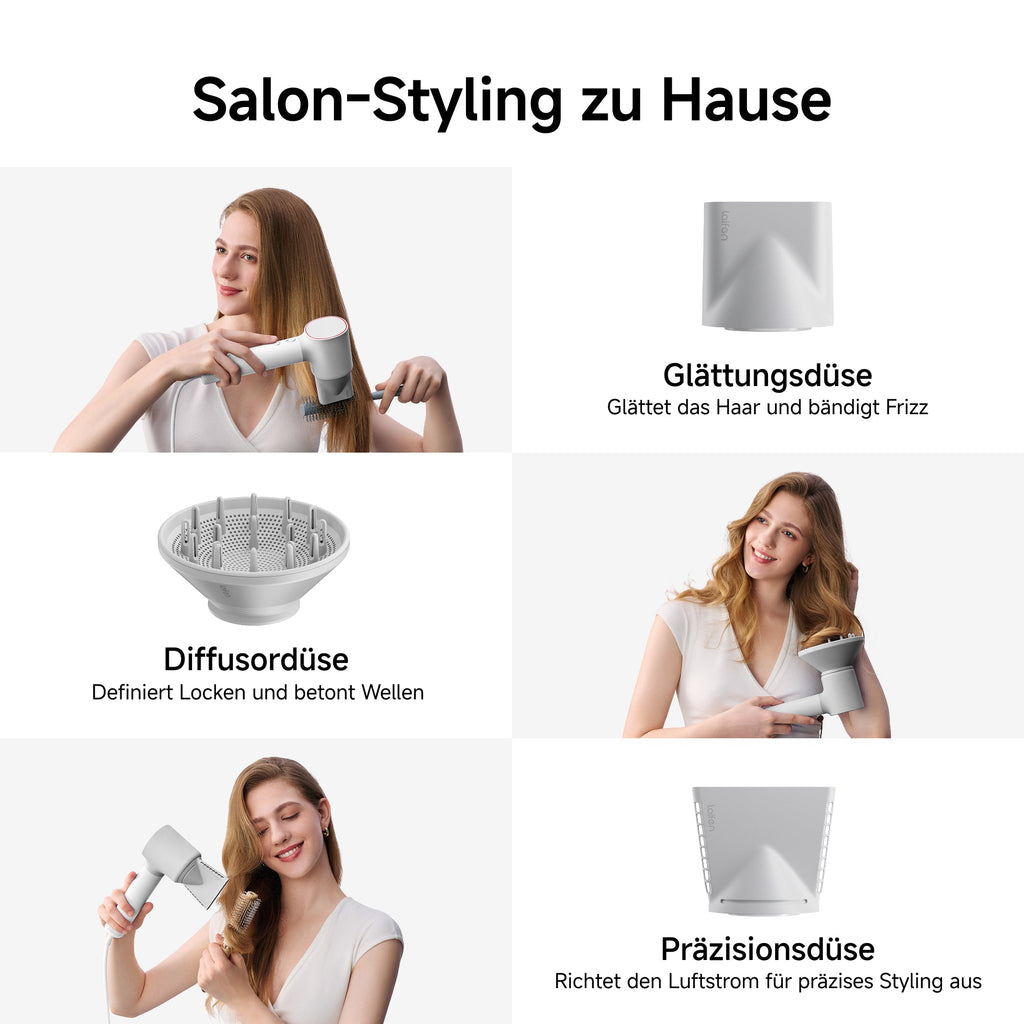 Laifen Neo Haartrockner mit drei magnetischen Luftdüsen