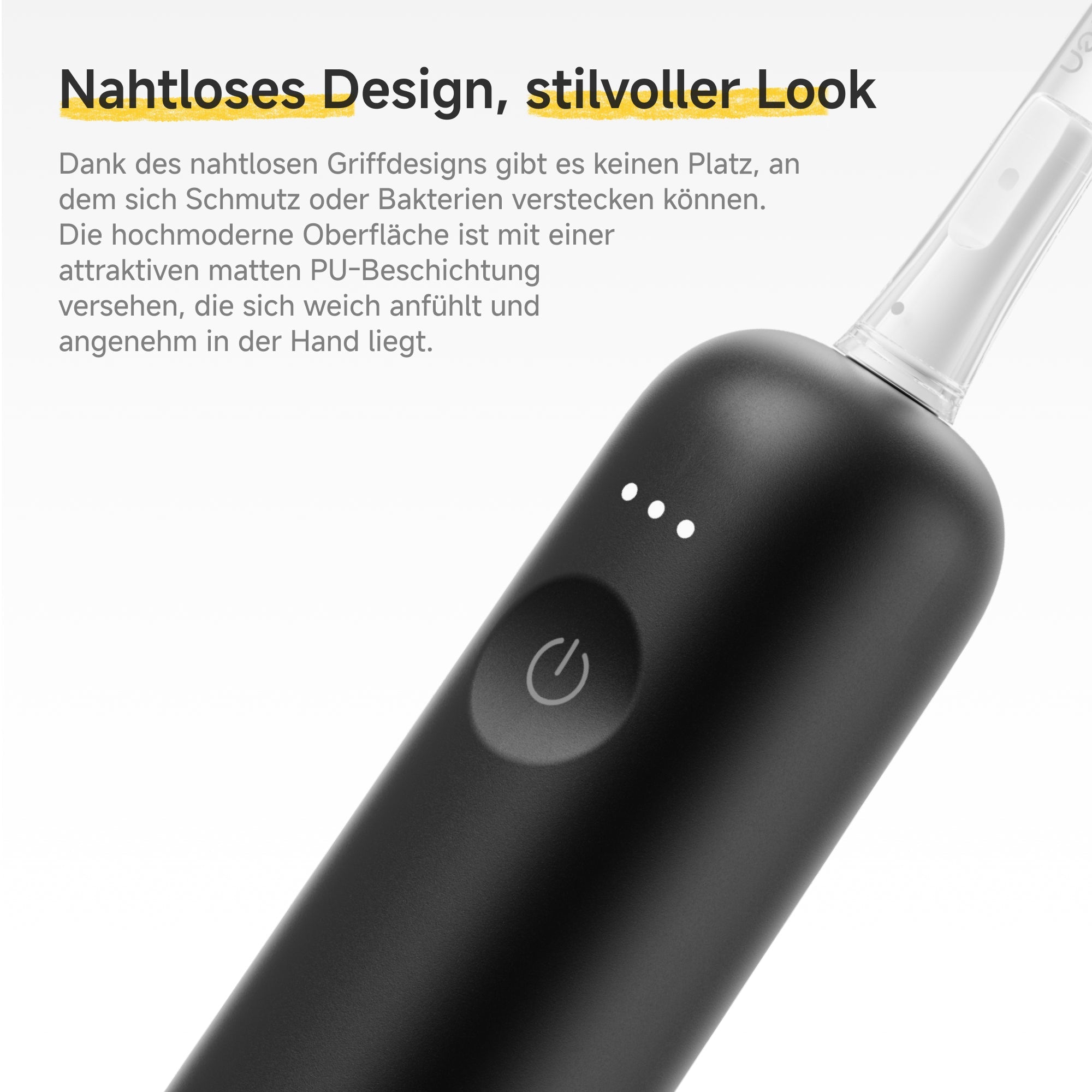 Laifen Wave Spezial Elektrische Zahnbürste mit 2 Bürstenköpfe und Reisetasche