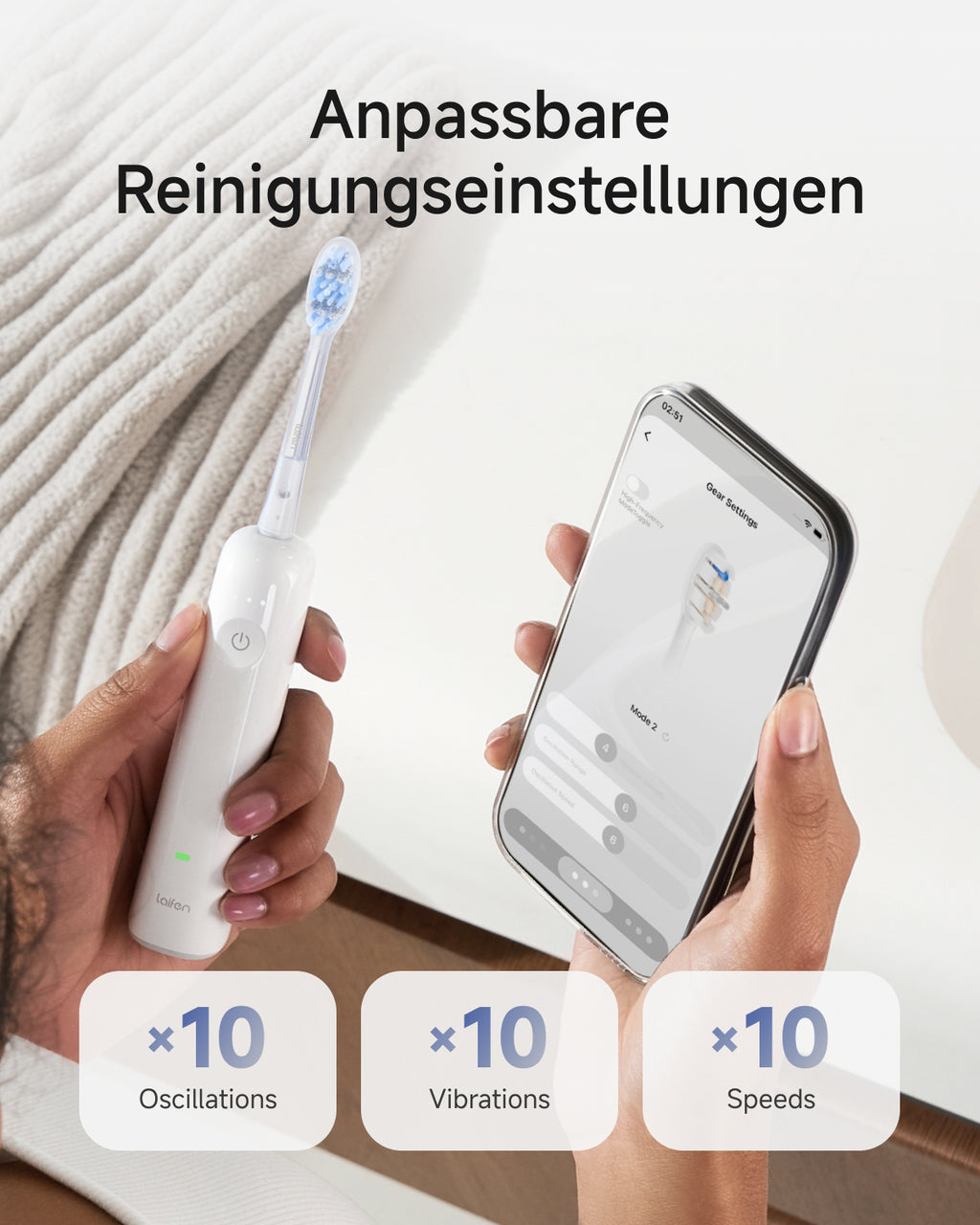Laifen Wave Pro Elektrische Zahnbürste-ABS