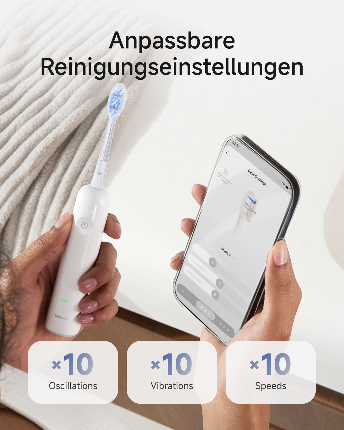Laifen Wave Pro Elektrische Zahnbürste-ABS