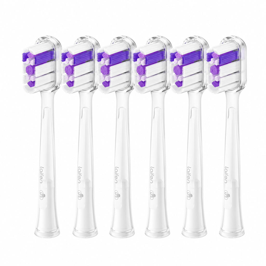 Laifen Wave Zahnbürstenköpfe 6er-Pack – für Laifen Zahnbürsten