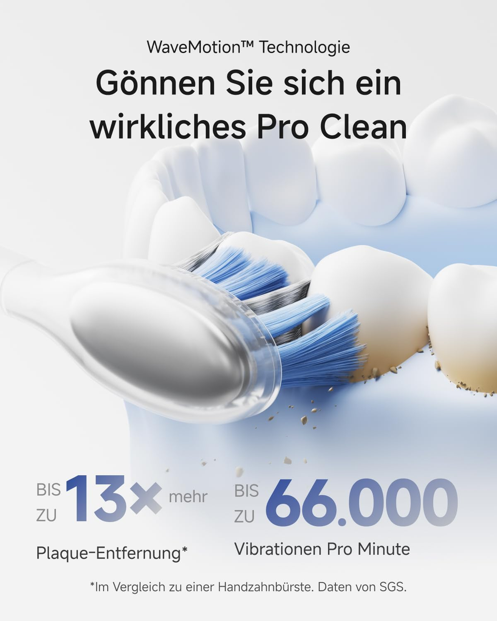 Laifen Wave Pro elektrische Zahnbürste – Aluminium